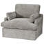 Chaise avec accoudoirs et demi-coussin 41,5 po-335822705