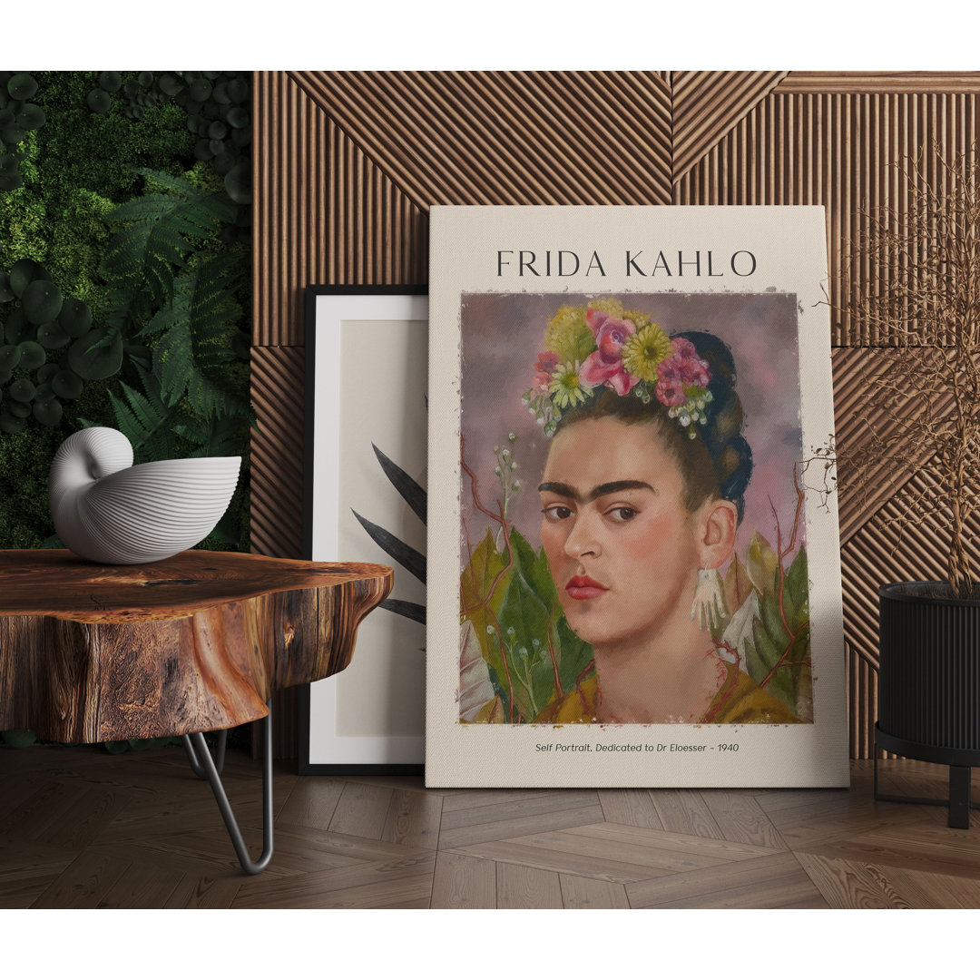 Leinwandbild Dr. Eloesser gewidmet von Frida Kahlo