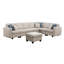Canapé modulaire réversible avec repose-pieds Frank-2119210402