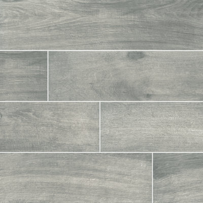 Timberly 8 in. x 48 in. Matte Porcelain Wood Look Floor and Wall Tile