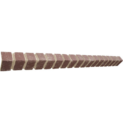 Trim Sill for EverStone Faux Classic Aged Brick Siding Panels, 48"W x 2"D x 3"H, Old Town Color
