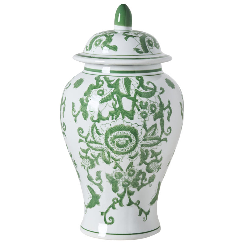 Handmade Porcelain Ginger Jar