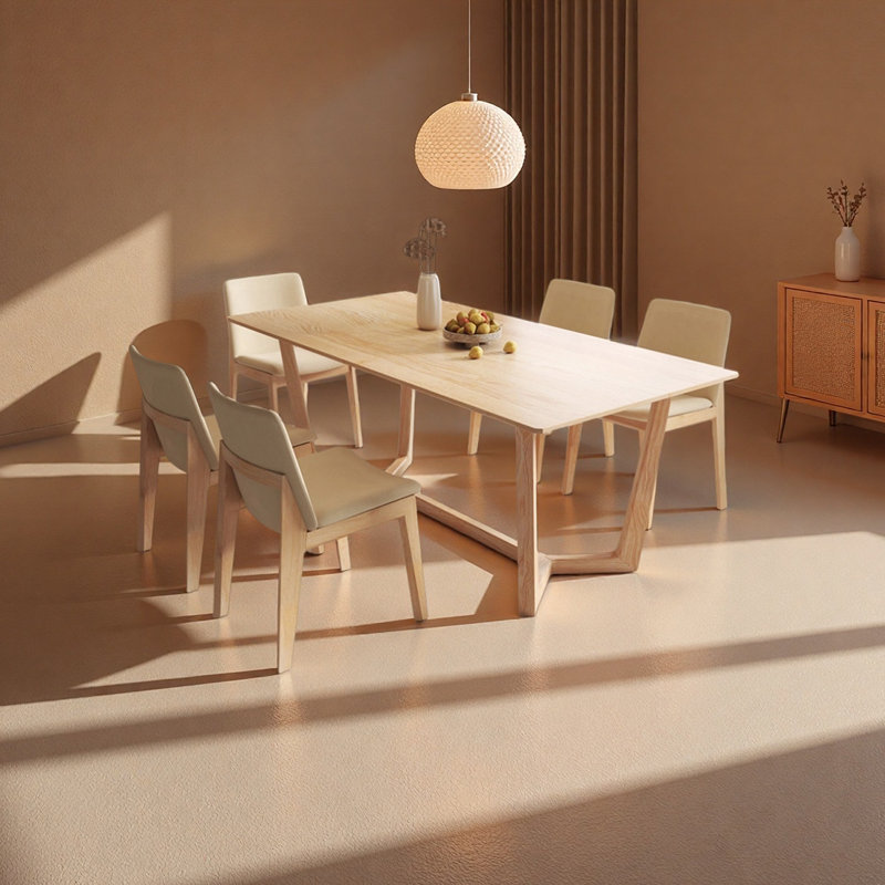 Guifarro, H 29,52 po x l 62,99 po x P 31,49 po, 7 pièces : table, 6 chaises