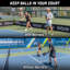 GoSports Pickleball Ball Barrier, paquet de 3 - Séparateurs pour courts de pickleball