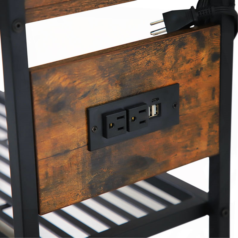 Versatile Console Table With Storage And Charging Ports For Modern Living Spaces