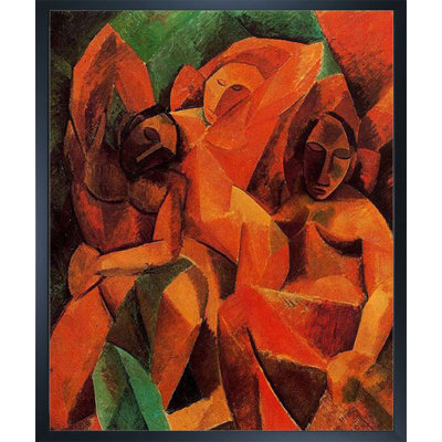 Trois femmes par Pablo Picasso - peinture sur toile à cadre flottant