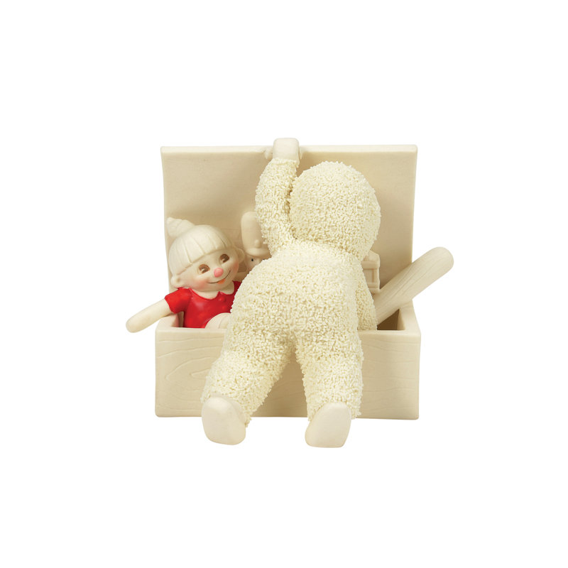 Figurine de coffre de Noël père Noël classique