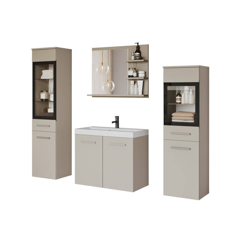Bathroom Suite, Beige