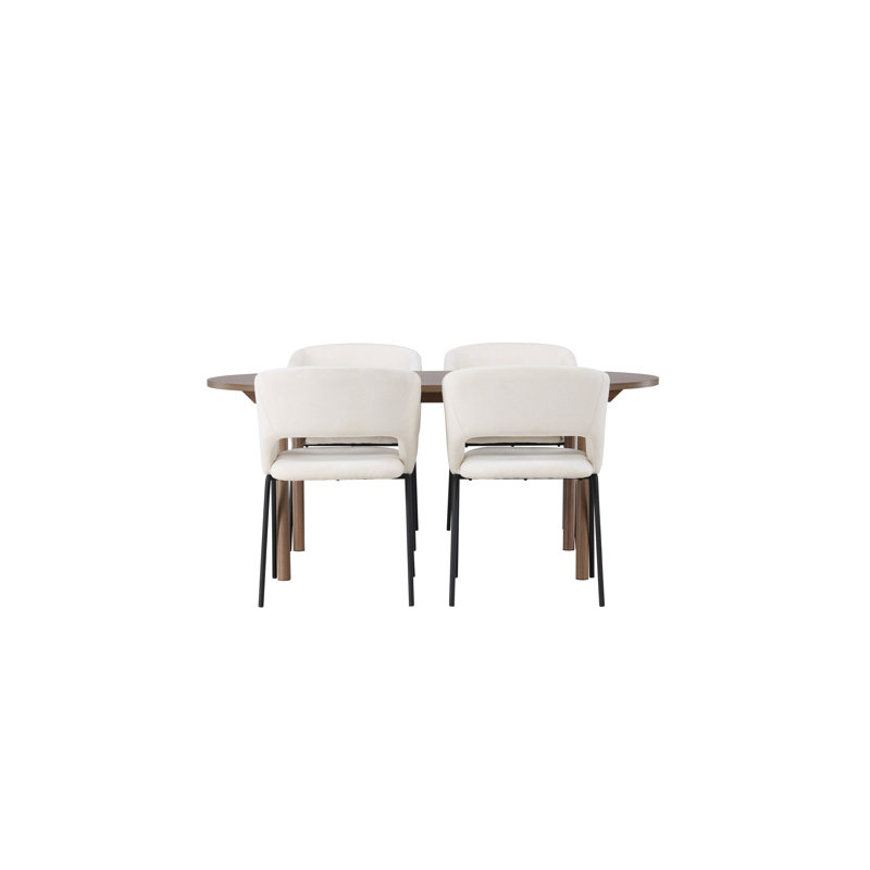Malakai 4 - Person Dining Set