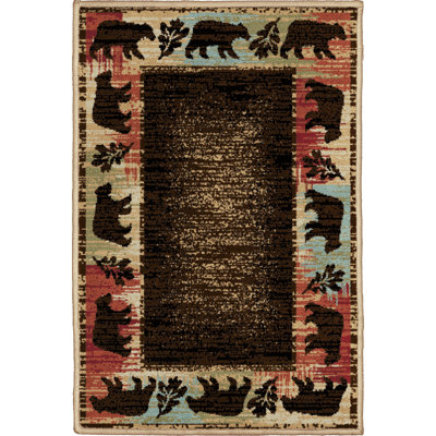 Tapis brun Holl Southwestern