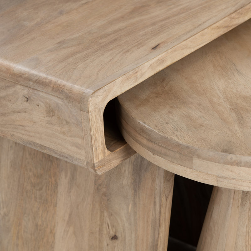 Allure III 2 Piece Nesting Table Set