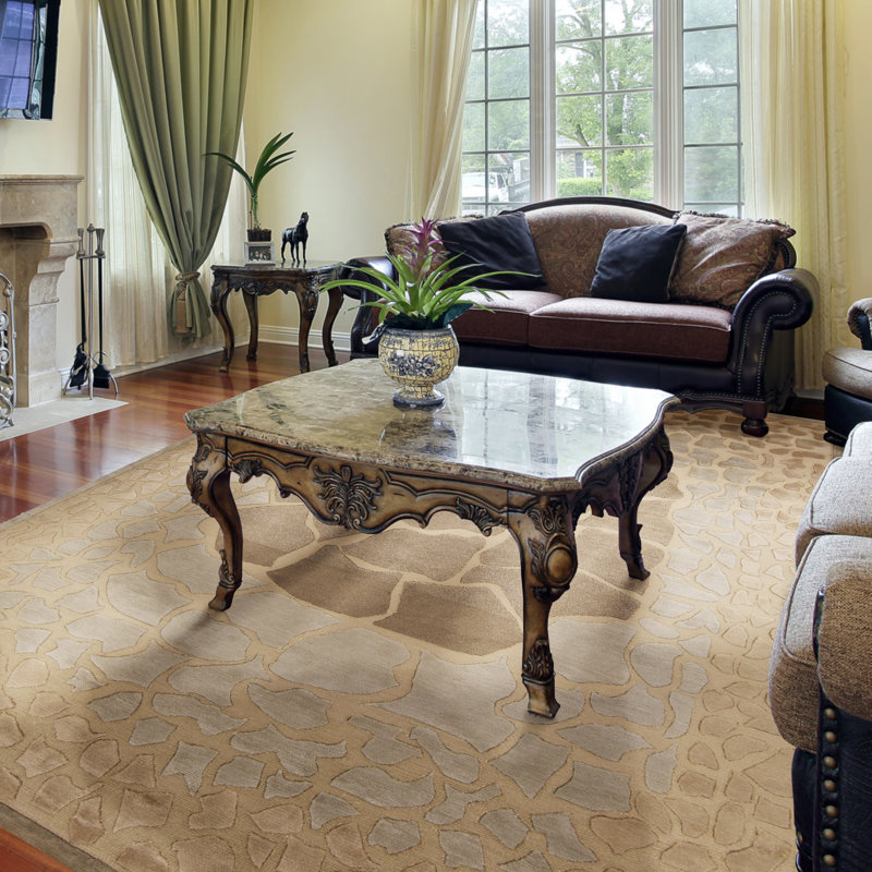 Ferber Wool Abstract Indoor Rug, Runner 2'6" x 10'