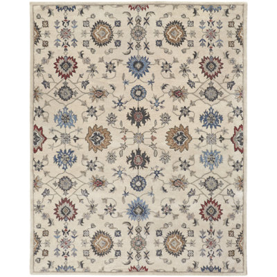 Azalea Wool Floral Area Rug