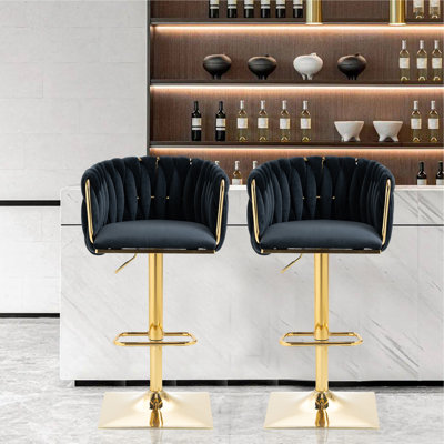 Tabouret pivotant à hauteur ajustable Devanne