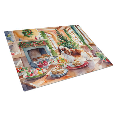 Planche à découper en verre Cavalier Spaniel