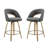 Upholstered Swivel Dining Bar Stools-452152451