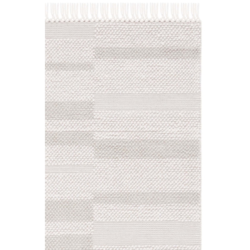 Tapis gris ivoire / gris Charvik, Rectangle 6 pi x 9 pi