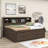 Pirley Wood Full Daybed with 2 Bedside Cabinets, Upper Shelves and 4 Drawers-728710653