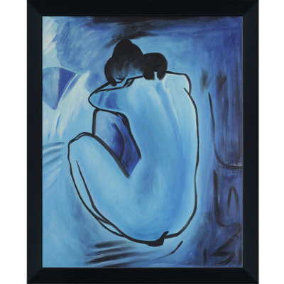 «Blue Nude» par Pablo Picasso - peinture sur toile