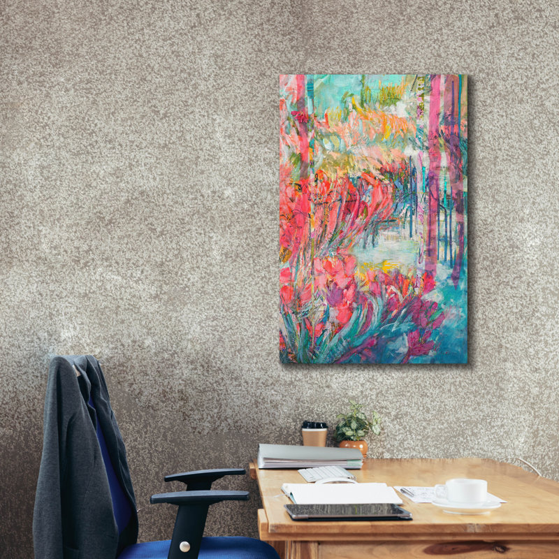  «Goddess In Her Garden 3» par Dorothy Fagan, art mural sur toile, H 40 po x l 26 po