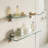 Keyshia Bathroom Glass Shelf Tempered Glass Rectangular Extra Wall Mount (Set of 2)-336352926-339567172