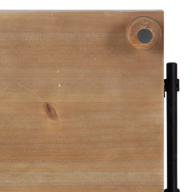 Plateau de table basse à pieds en bois Jorgenson, Brun