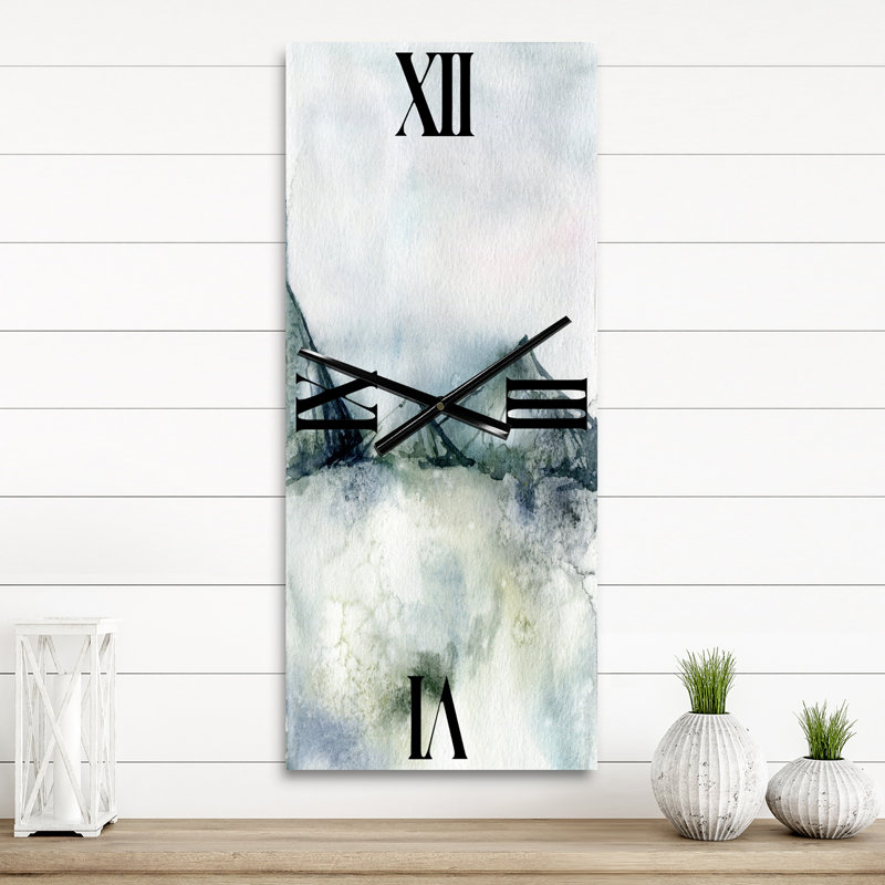 Horloge murale paysage d'hiver, Petit