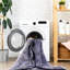 Tapis lavable à poils courts de 2 pi 6 po x 10 pi sans perte de poils pour la chambre à coucher, le salon, le bureau et la cuisine - anthracite