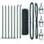 Hexagon Fence Green Steel-772068875
