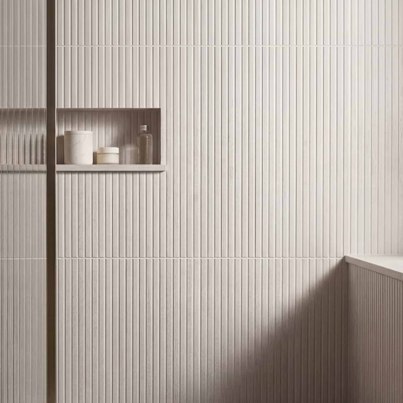 Kenridge Ribbon 24X48 Matte Porcelain Tile, White