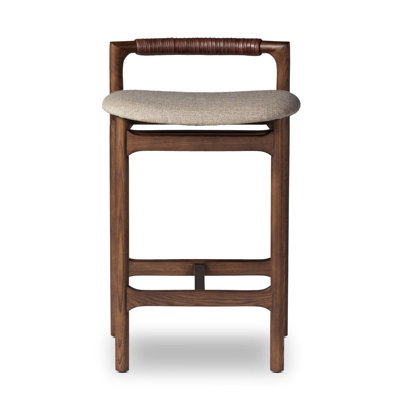 Solene Leather Stool