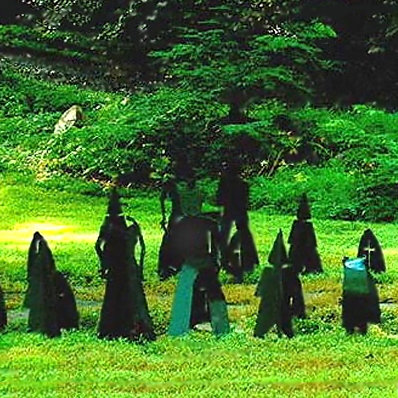 Outdoor Chess Set Garden Statue