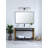 Raya 48'' Single Bathroom Vanity with Resin Top-557386131