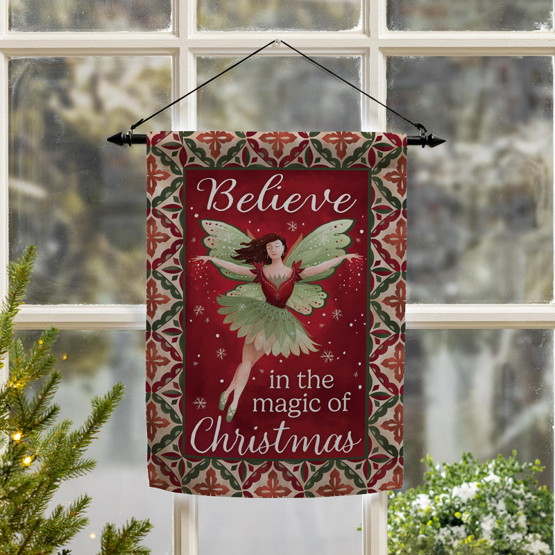 Drapeau de jardin Believe Fairy