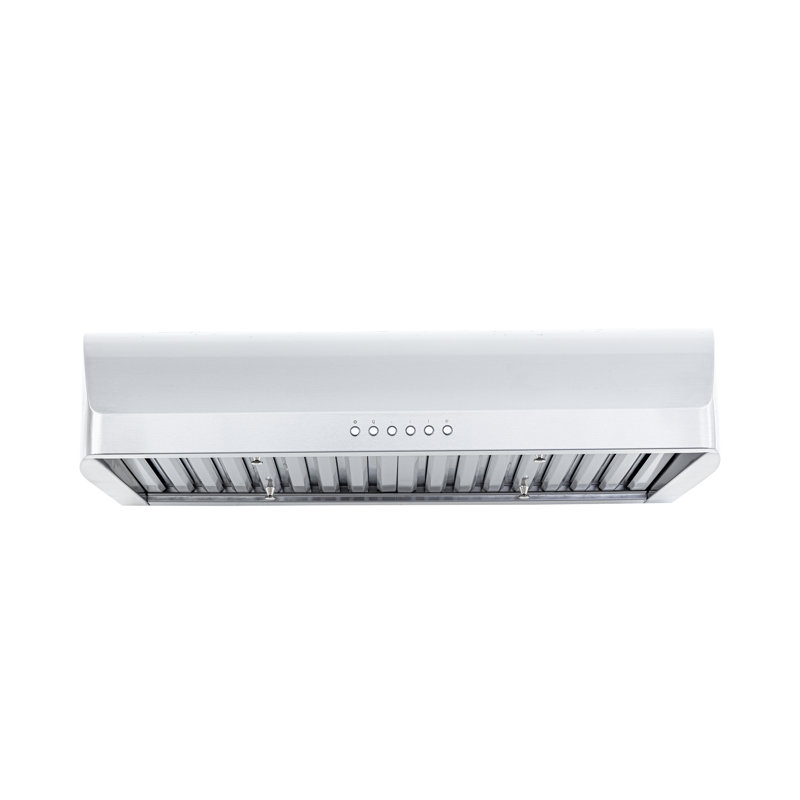Hotte de cuisine PROLINE de 30 pouces, sous conduit, 900 CFM, acier inoxydable, lumières DEL, moteur de soufflage ULTRA-SILENCIEUX, 4 vitesses, garantie de 3 ans, filtres allant au lave-vaisselle