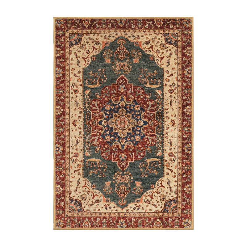 Abstract Indoor Rug, Rectangle 2' x 4'