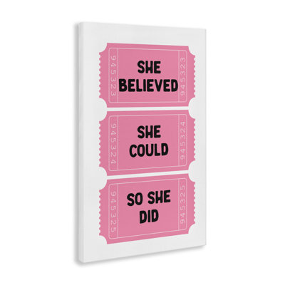 She Believed Girl
