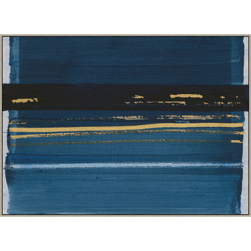 Gilded Indigo 4 Painting by Thom Filicia
