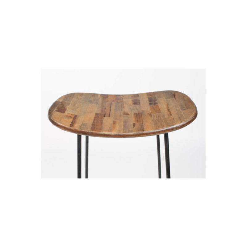 Tangle Solid Wood Counter & Bar Stool, Bar Stool (30" Seat Height), Natural