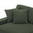Upholstered Green Corduroy Armchair with Pillow Back and Solid Wood Legs-2135547284-2119797796