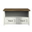 Table basse carrée avec rangement à 4 tiroirs-438178649