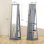 Robust Mirror,360° Swivel Full-Length Mirror,With Storage Shelves