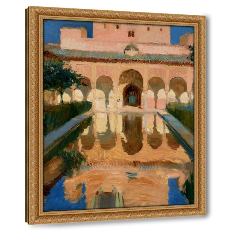 Hall des ambassades, Alhambra, Grenade (1909), H 18 po x l 15 po