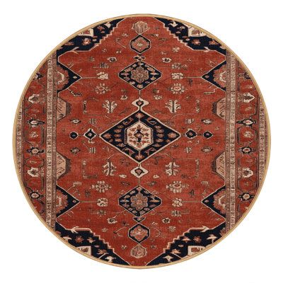 Tapis brun lavable à la machine