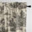 Toile De Jouy 100% Cotton Toile Room Darkening Rod Pocket Single Curtain Panel-60220719-60220726