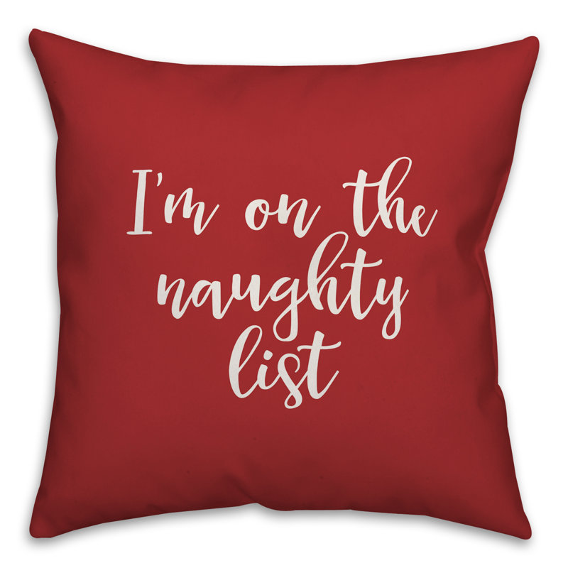 Throw Pillow, Red, Pillow Cover