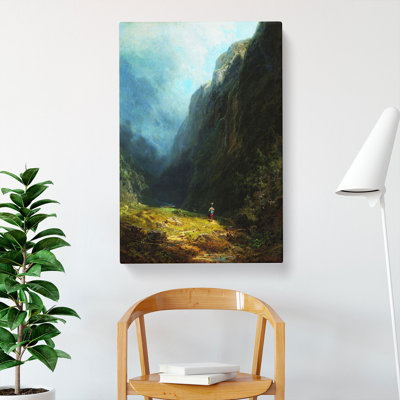 High Valley by Carl Spitzweg - Wrapped Canvas