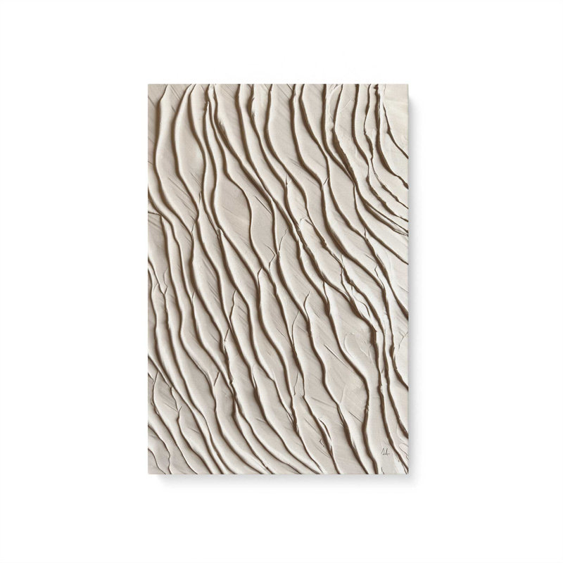 Wave Formations III, H 18 po x l 12 po x P 1,25 po, Toile tendue