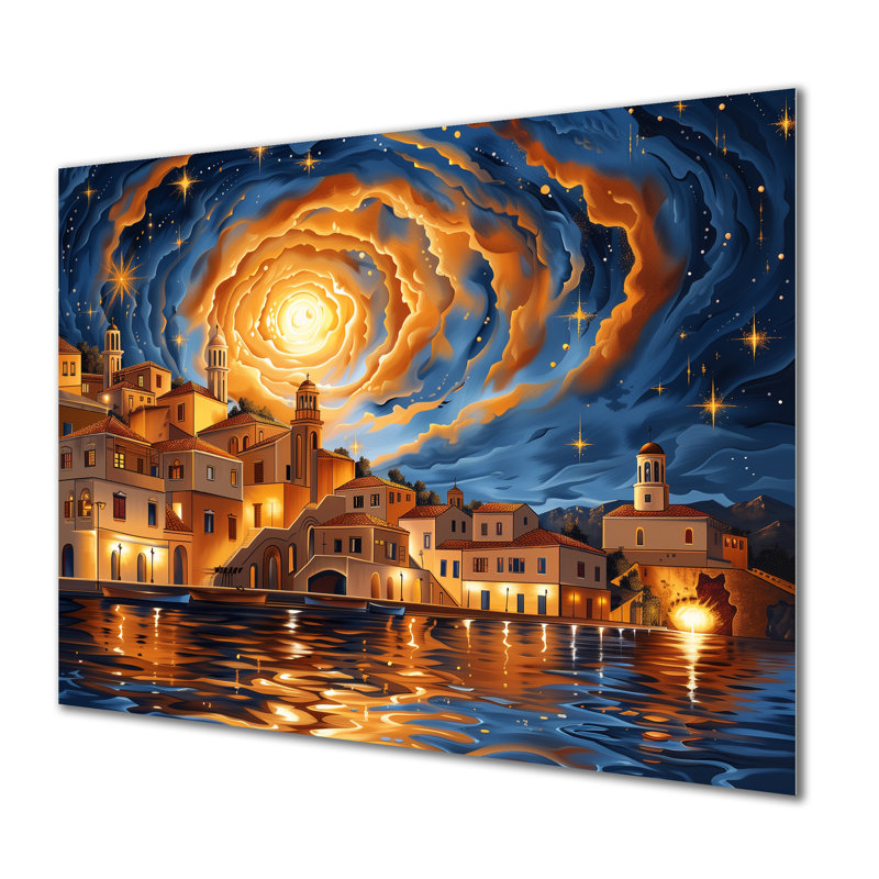 Décoration murale Marlesha - Égypte, Métal métal, H 12 po x l 20 po x P 1 po