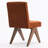 Turfed Linen Upholstered Dining Chair Armless Parsons Side Chair With Solid Wood Legs-2011791569